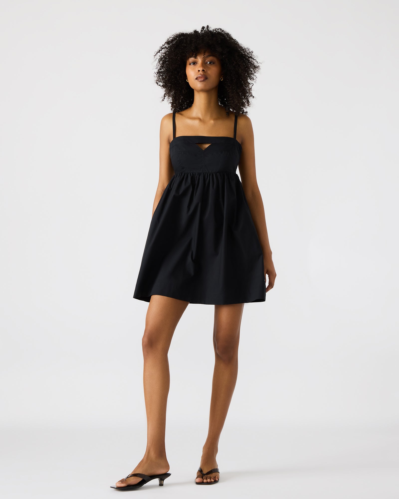 Steve Madden Women's Meadow Dress, Black, Small, Cotton Steve Madden Women's Meadow Dress, Black, Small, Cotton