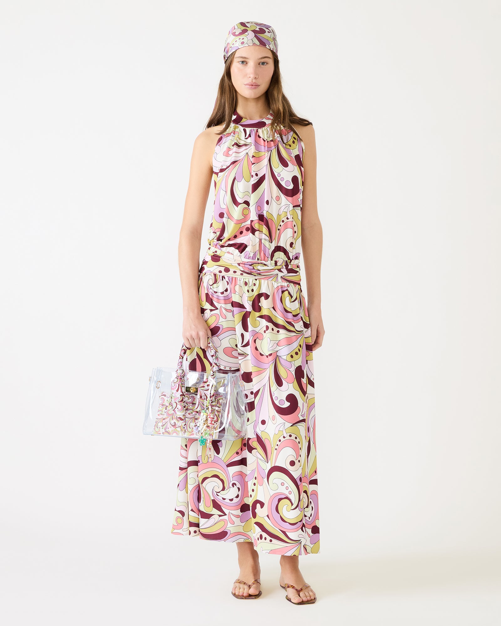 Steve Madden Women's Gala Sleeveless Flowy Dress - Petal Paisley - Size Large - Polyester Steve Madden Women's Gala Sleeveless Flowy Dress - Petal Paisley - Size Large - Polyester