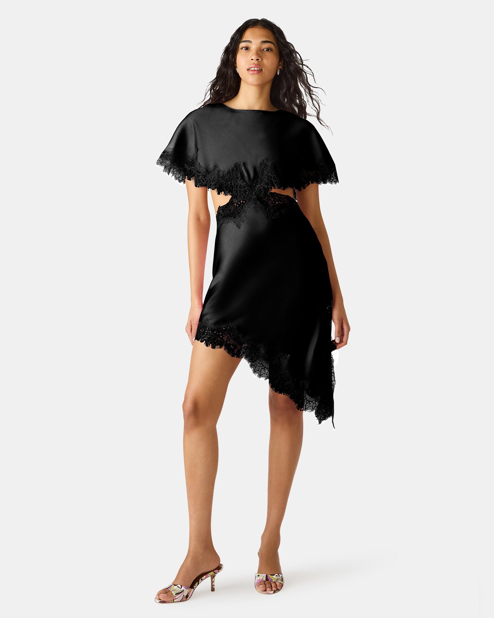Steve Madden Women's Mayci Cutout Dress - Black - Size L Steve Madden Women's Mayci Cutout Dress - Black - Size L
