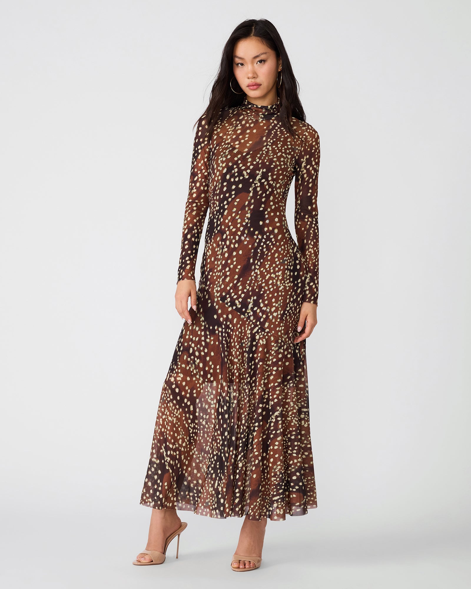 VIVARA DRESS SMOKEY BROWN