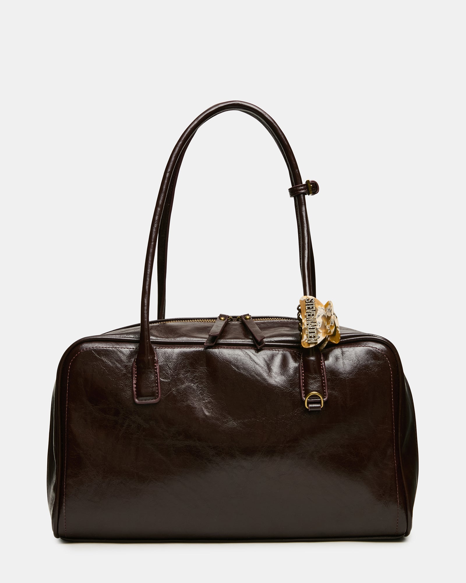 セブンフェアリー　キャンディバッグ CANDIE Chocolate Tubular Strap Shoulder Handbag – Steve Madden