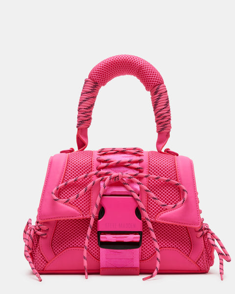 Purse Scarf Set 2 Vibrant Pink Multi Color Design Matching 