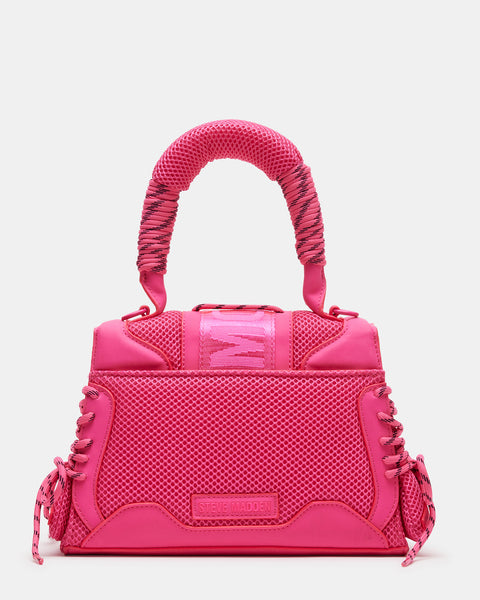 leather bag pink