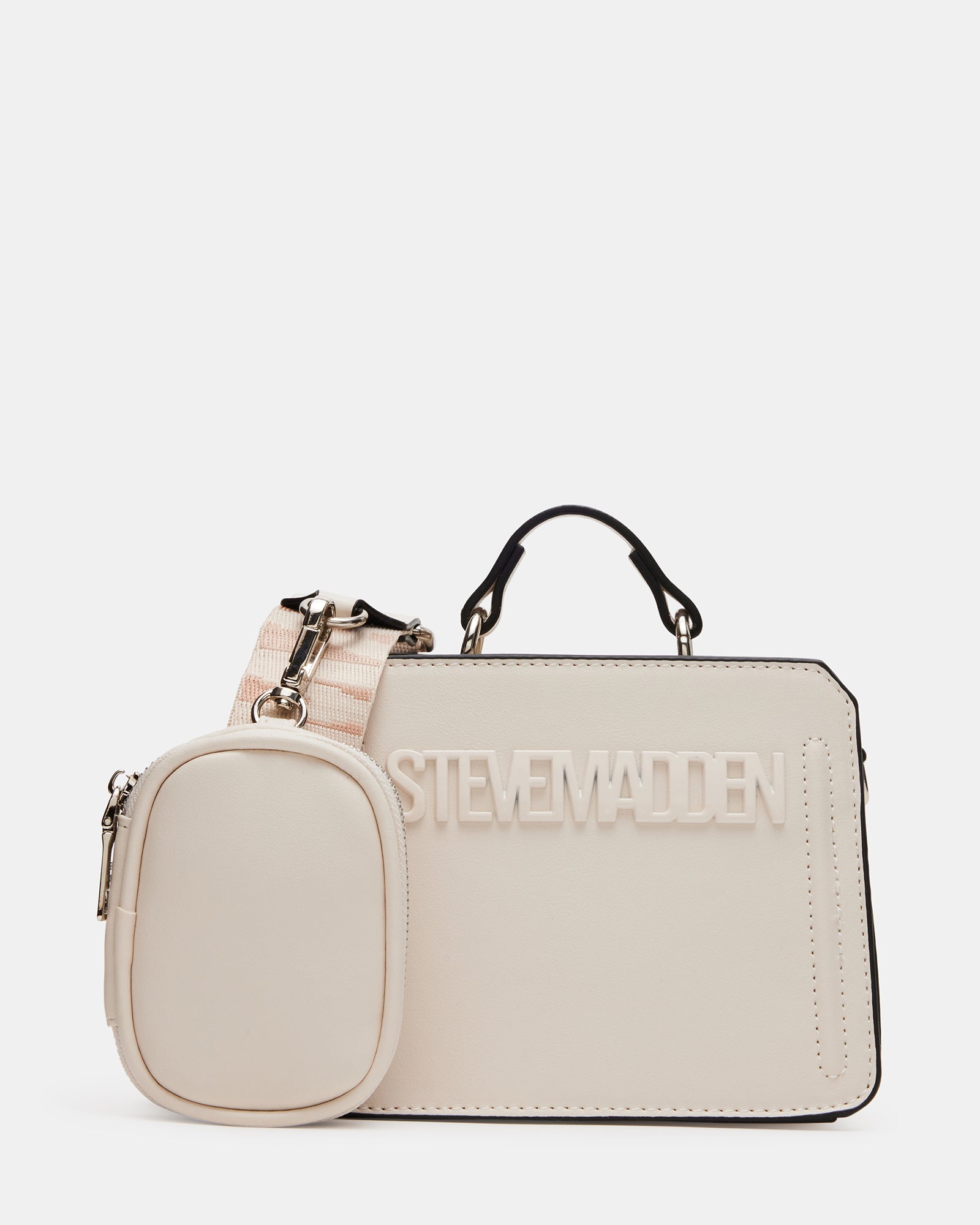 EVELYN Mini Bag Cream Women's Top-Handle Crossbody Bag – Steve