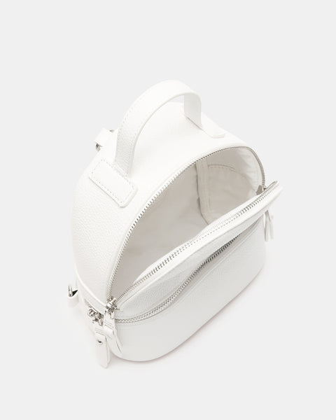 JACKI Bag White Mini Backpack  Women's Backpacks – Steve Madden