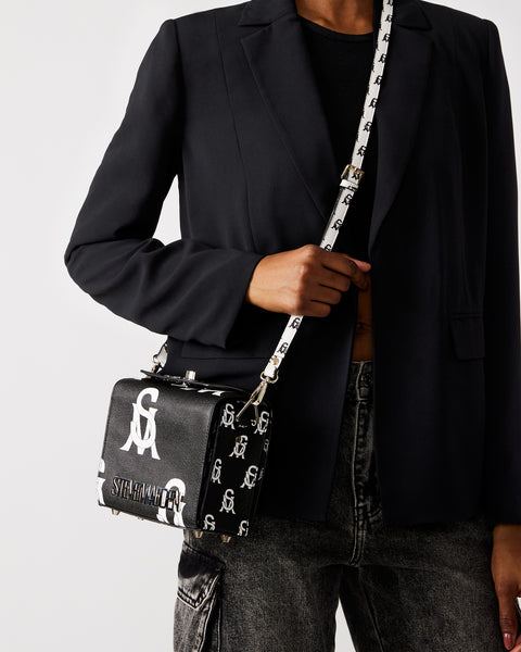 Black white crossbody bag Clearance