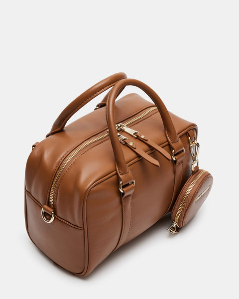 LUKA Bag Cognac  Women's Top Handle Satchel Bags – Steve Madden
