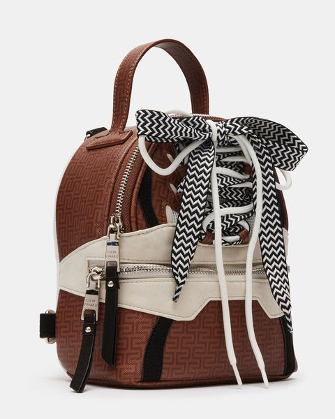 ROARING Bag Brown Multi Mini Backpack