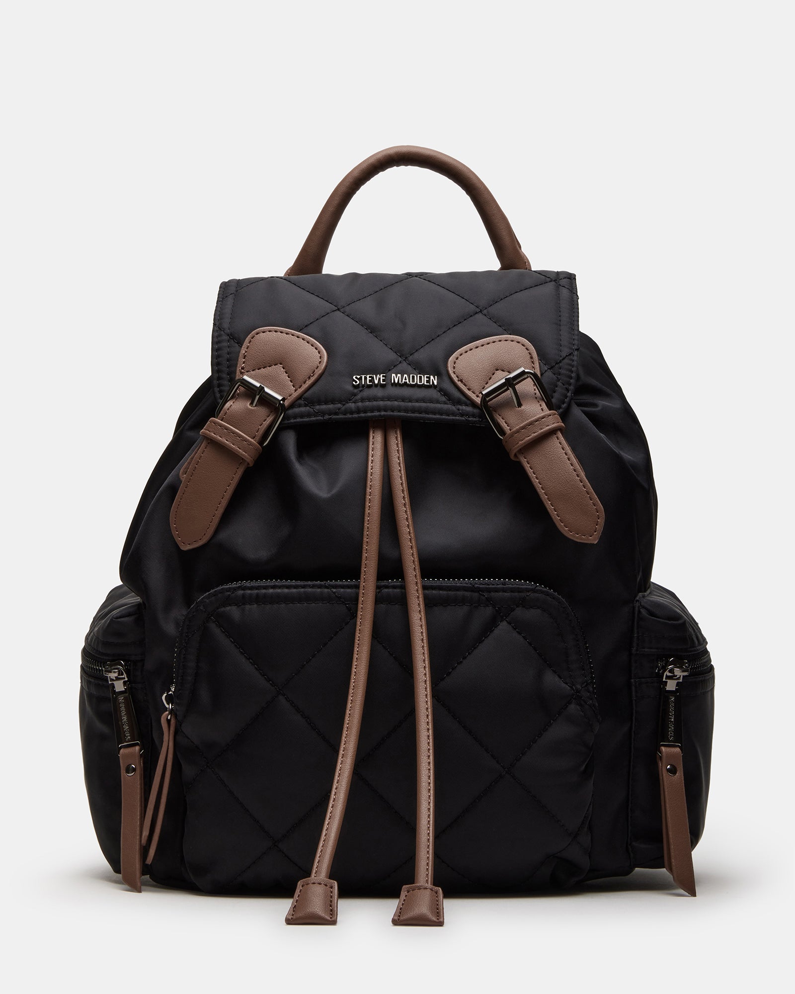 black steve madden mini backpack Women's Bjacki : Clothing, Shoes & Jewelry Quilted Backpack Black Steve Madden
