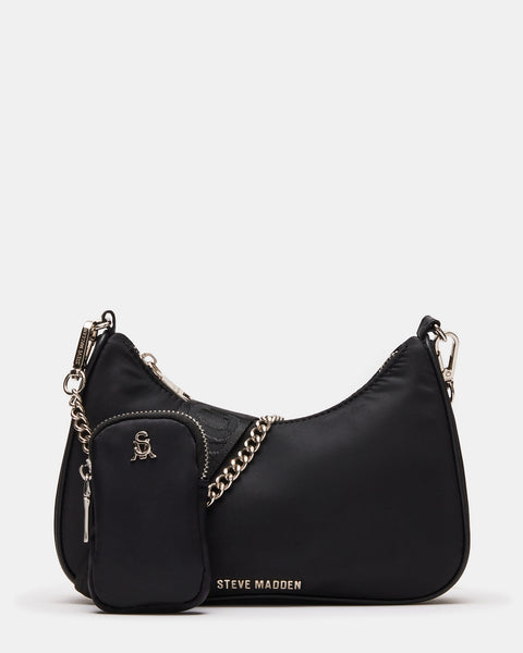 VITAL Bag Black Shoulder Bag  Black Shoulder Bag for Women – Steve Madden