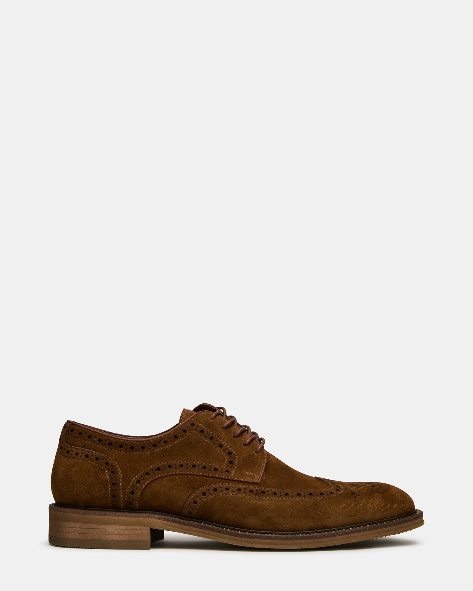 Steve Madden Men's Esteban Lace-Up Dress Shoes - Cognac - Size 9.5 - Suede Steve Madden Men's Esteban Lace-Up Dress Shoes - Cognac - Size 9.5 - Suede