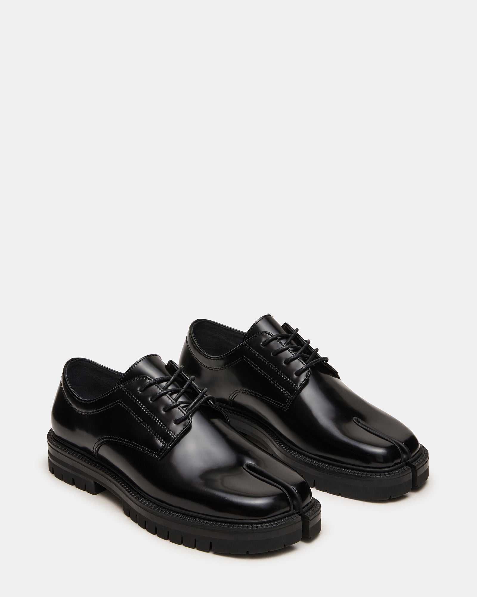 black mens dress shoes Steve Madden Men's Jaxel Lace-Up Dress Shoes - Black Box - Size 12