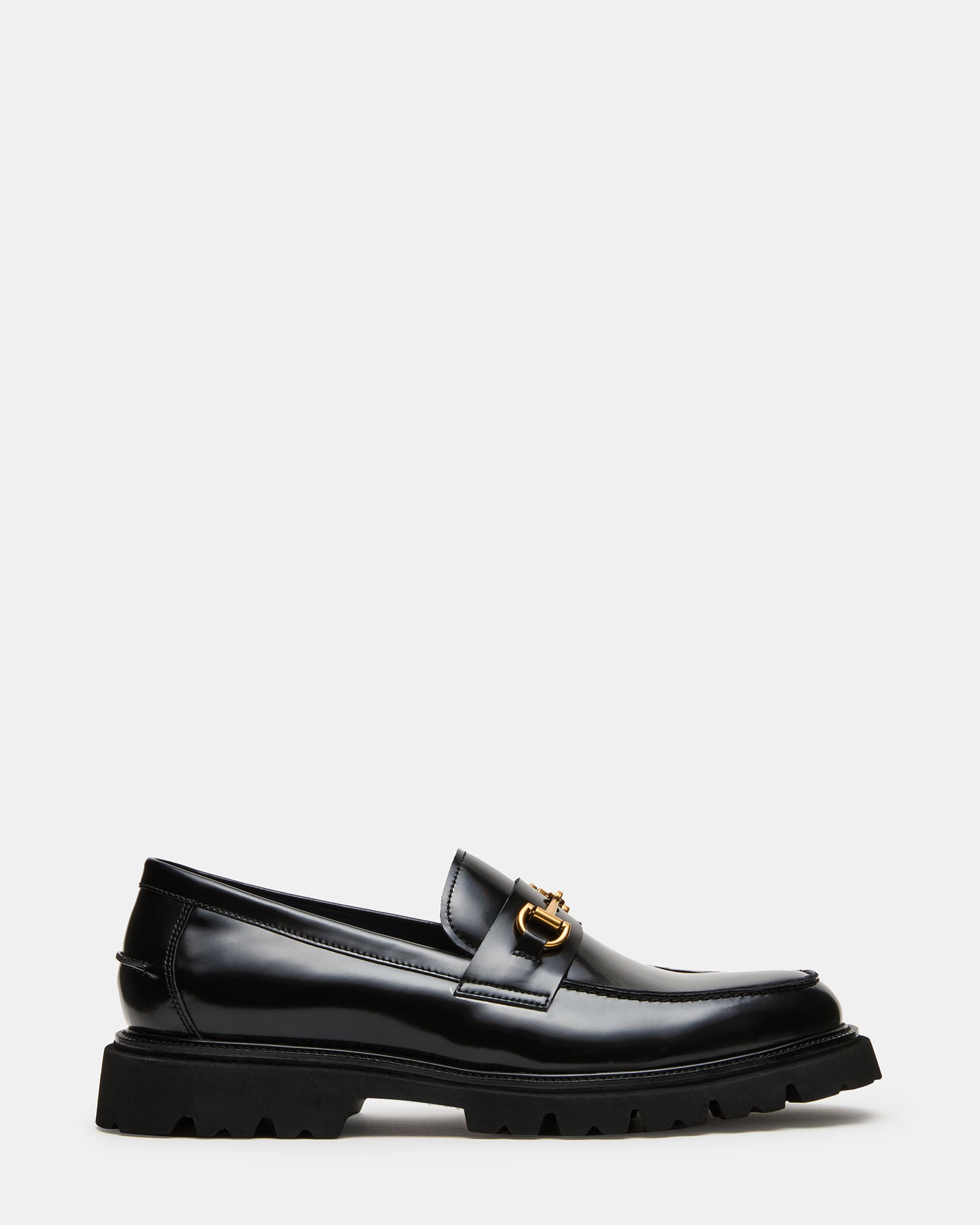 Steve Madden Men's Naxos Slip-On Loafers - Black - Size 10.5 - Leather Steve Madden Men's Naxos Slip-On Loafers - Black - Size 10.5 - Leather