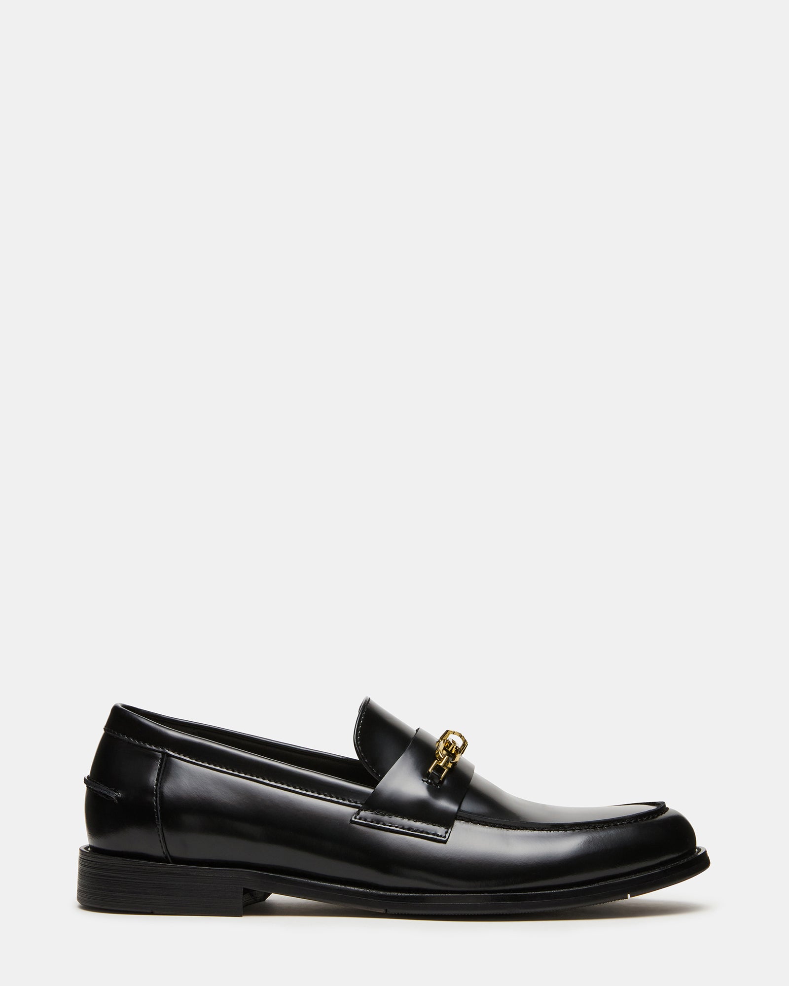 dress shoes loafers mens Steve Madden Men's Nevinn Black Slip-On Loafers - Size 7