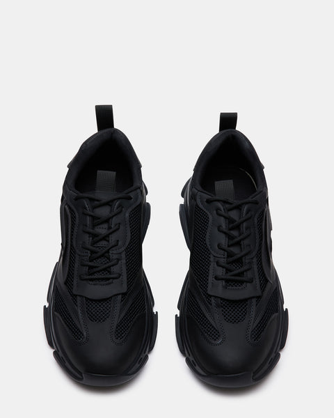 Black on black sneakers for men Clearance