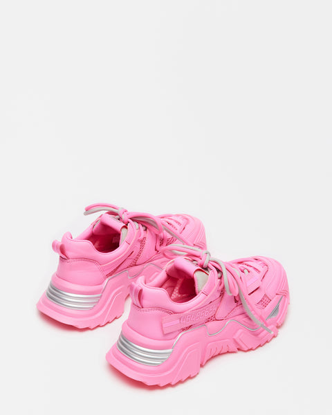 POWER Pink Low-Top Lace-Up Sneaker | Women\'s Sneakers – Steve Madden