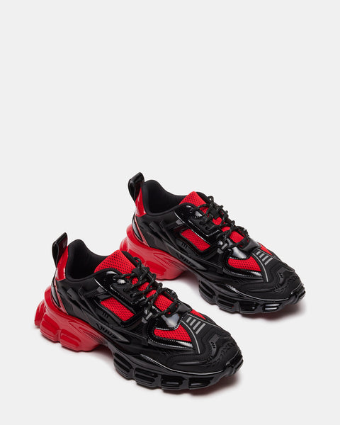 Red and black shoes for men Clearance