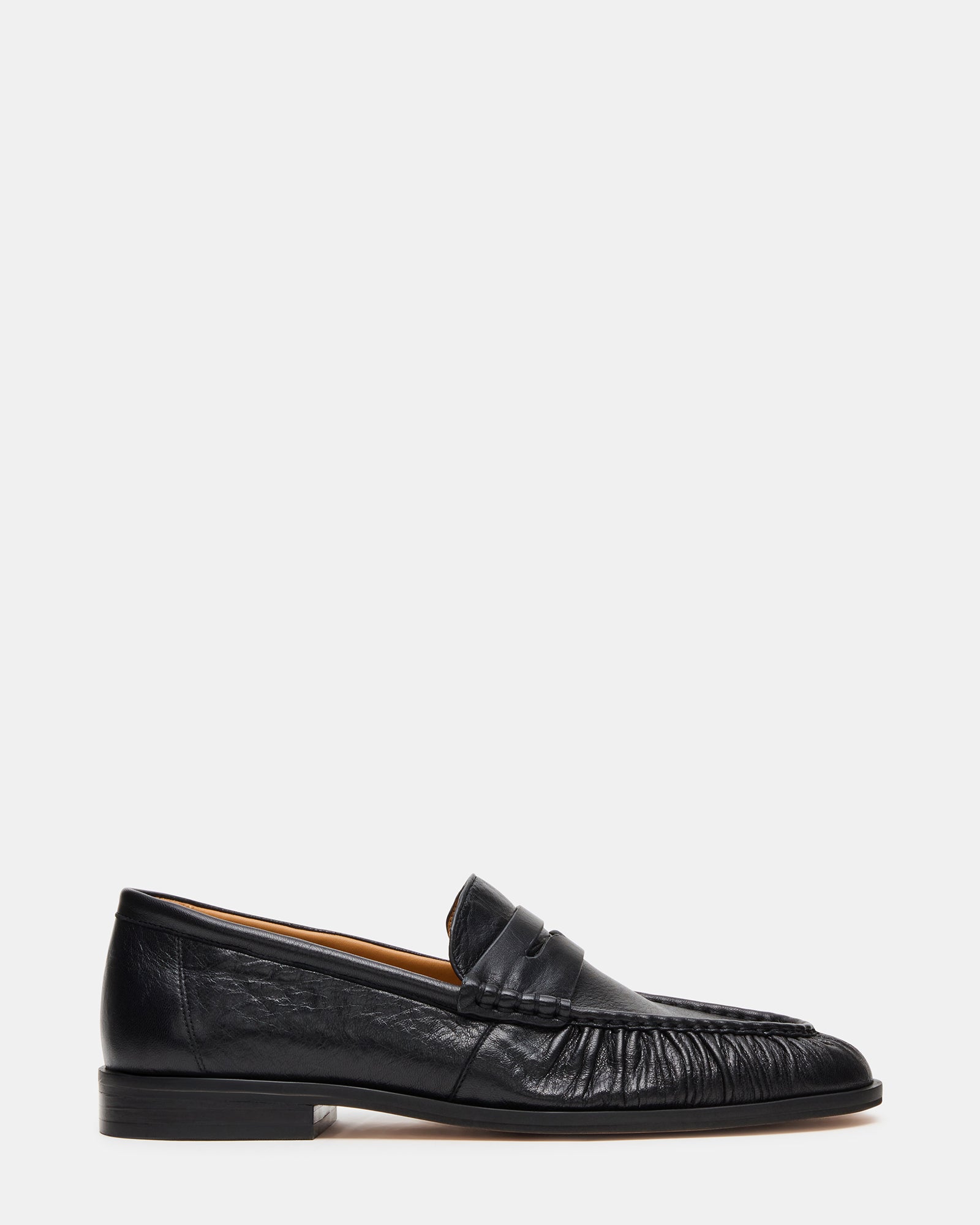 Steve Madden Men's Quincey Slip-On Loafers - Black - Size 8.5 - Leather Steve Madden Men's Quincey Slip-On Loafers - Black - Size 8.5 - Leather