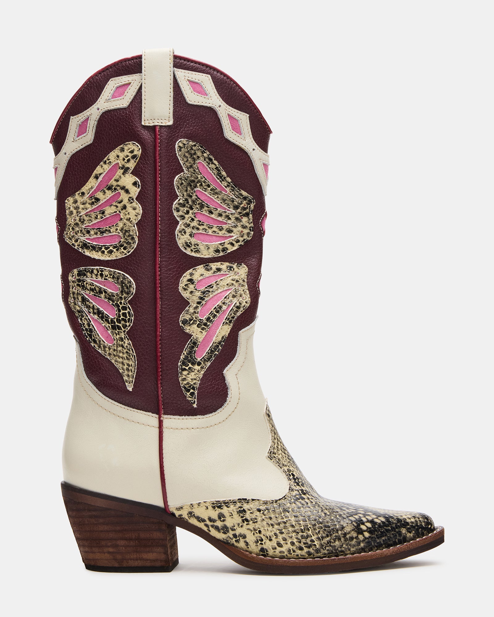 ARROYO Brown Multi Western Pointed-Toe Women's Boot – Steve Madden