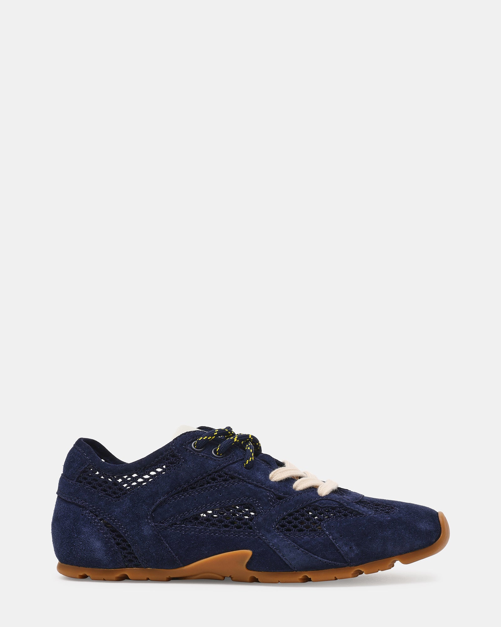 AZIEL Navy Mesh Low-Top Lace-Up Women's Sneakers – Steve Madden