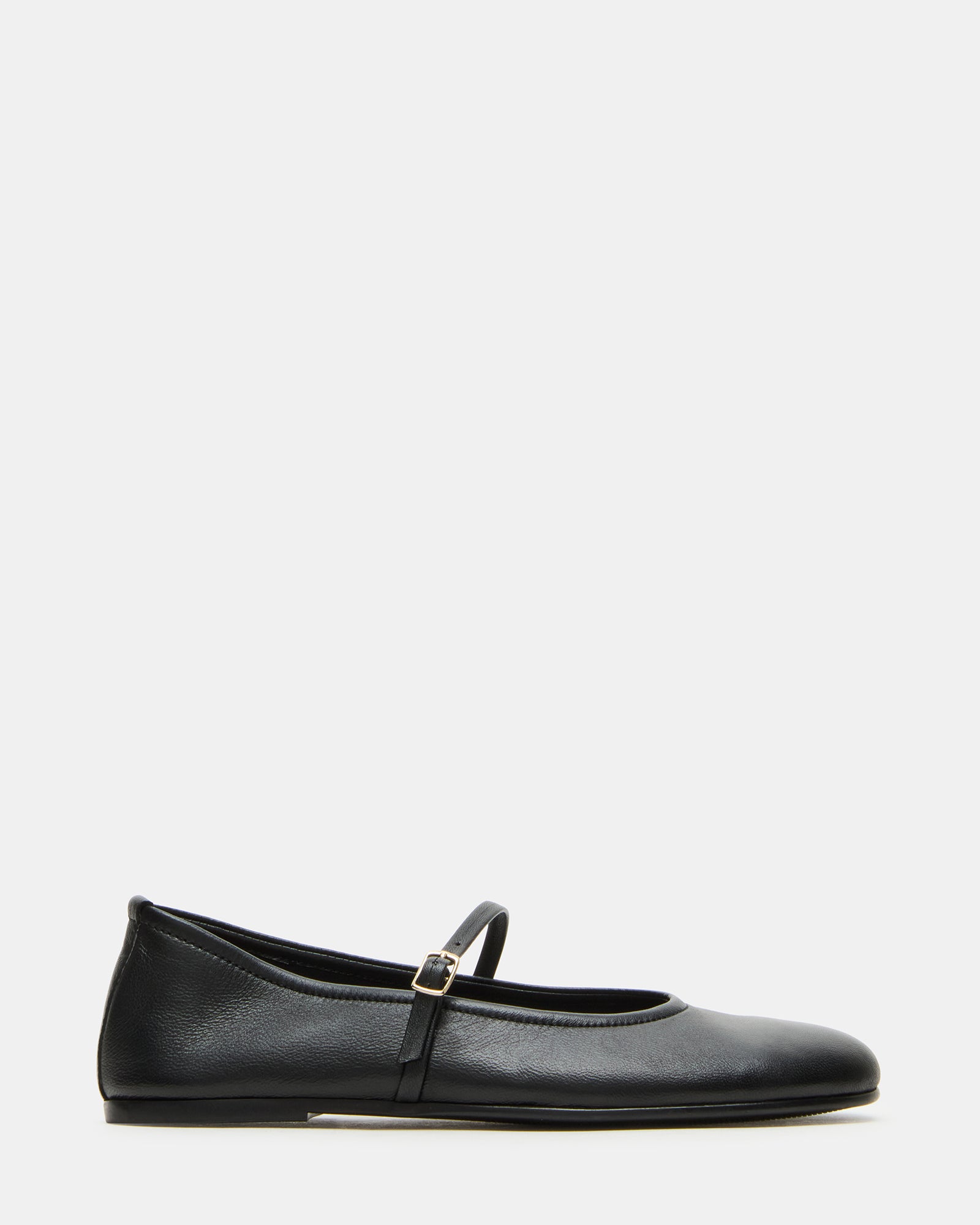 black flat dress shoes Steve Madden Women's Besette Black Ballet Flats - Size 10
