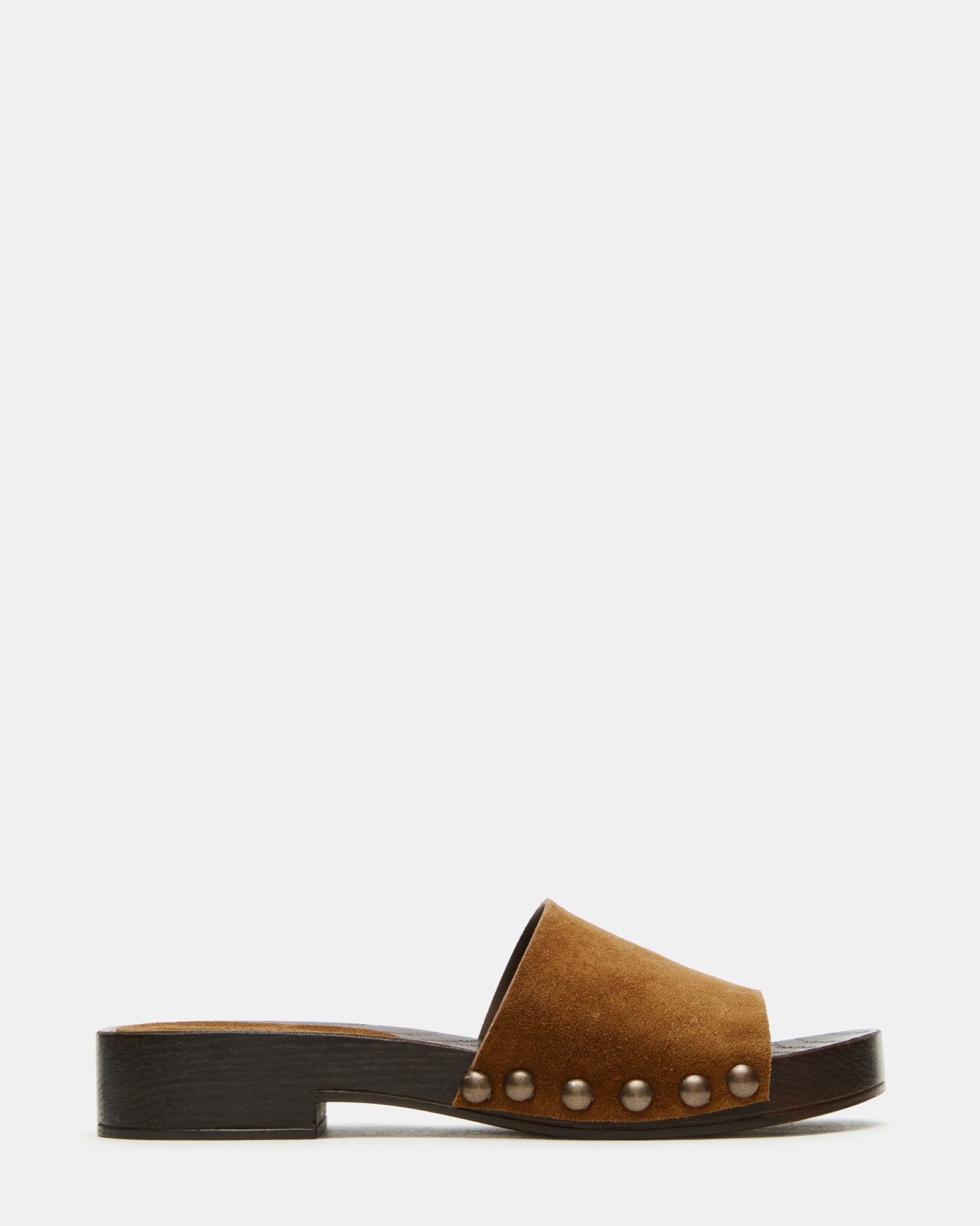 CENTO Chestnut Suede Studded Slide Women's Sandal – Steve Madden