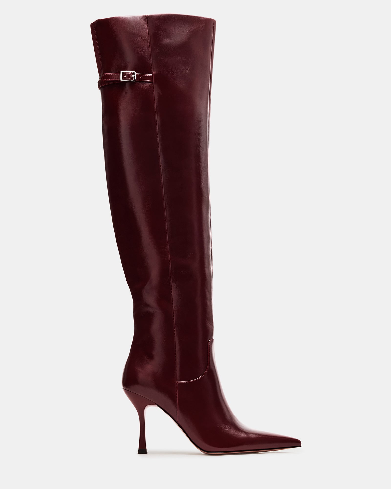 Womens Boots Steve Madden Burgundy Shoes Steve Madden Fasteneded