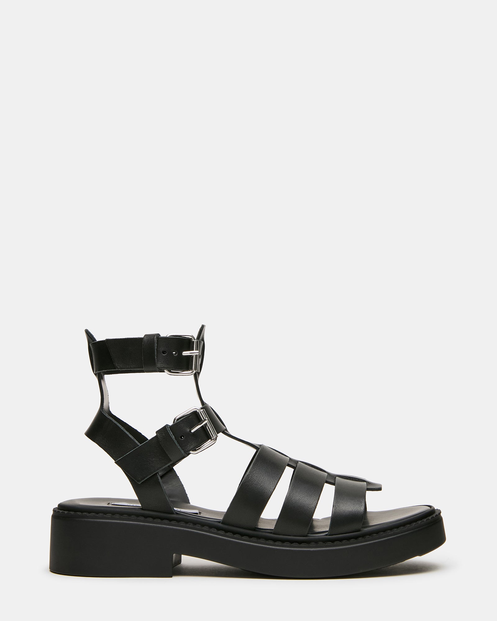 steve madden stokker Steve Madden Women's Dax Strappy Sandals - Black - Size 8