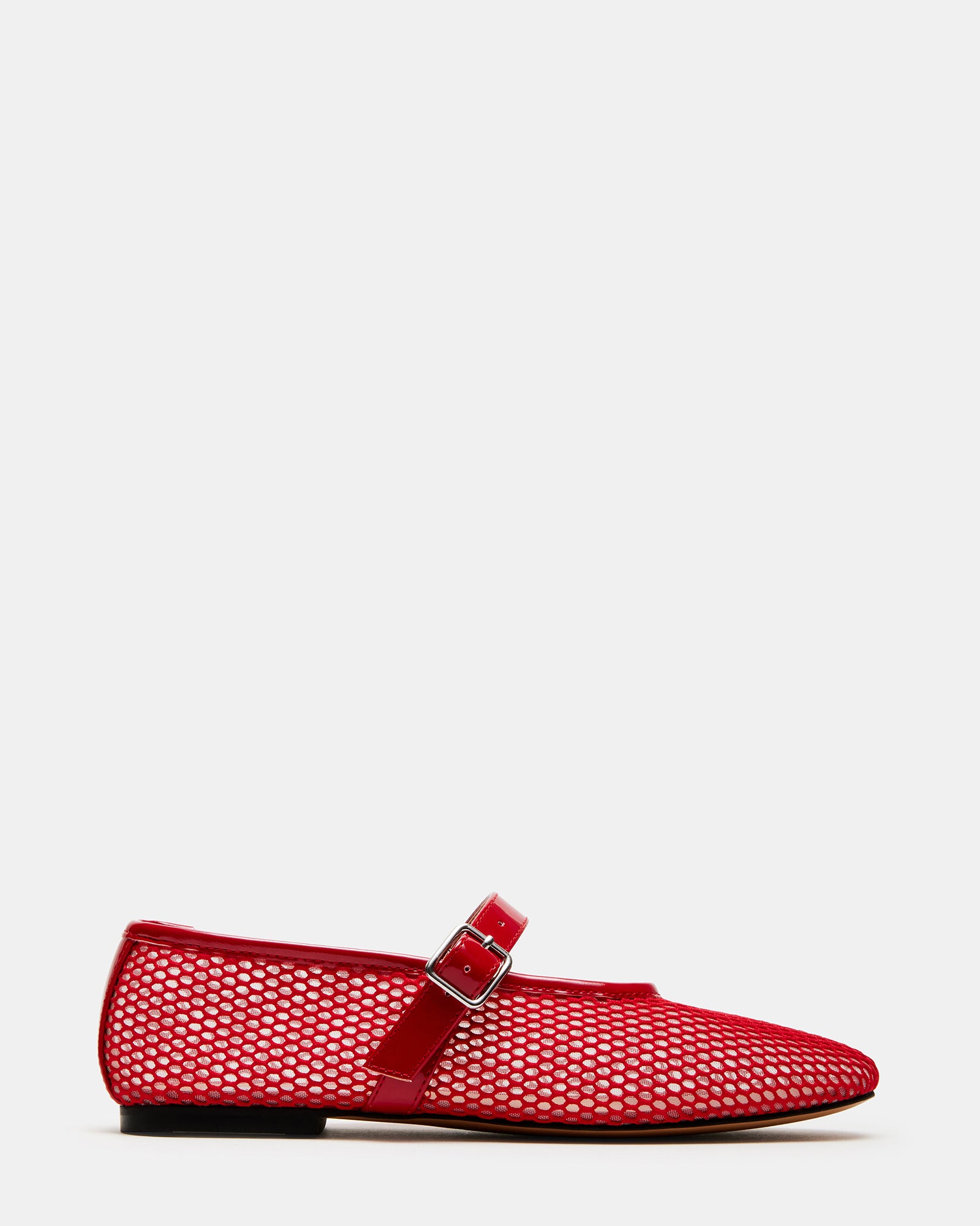 DREAMING Red Mesh Women's Mary Jane Flats – Steve Madden