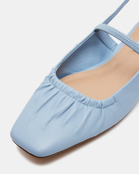Blue Ballet Flats for Work