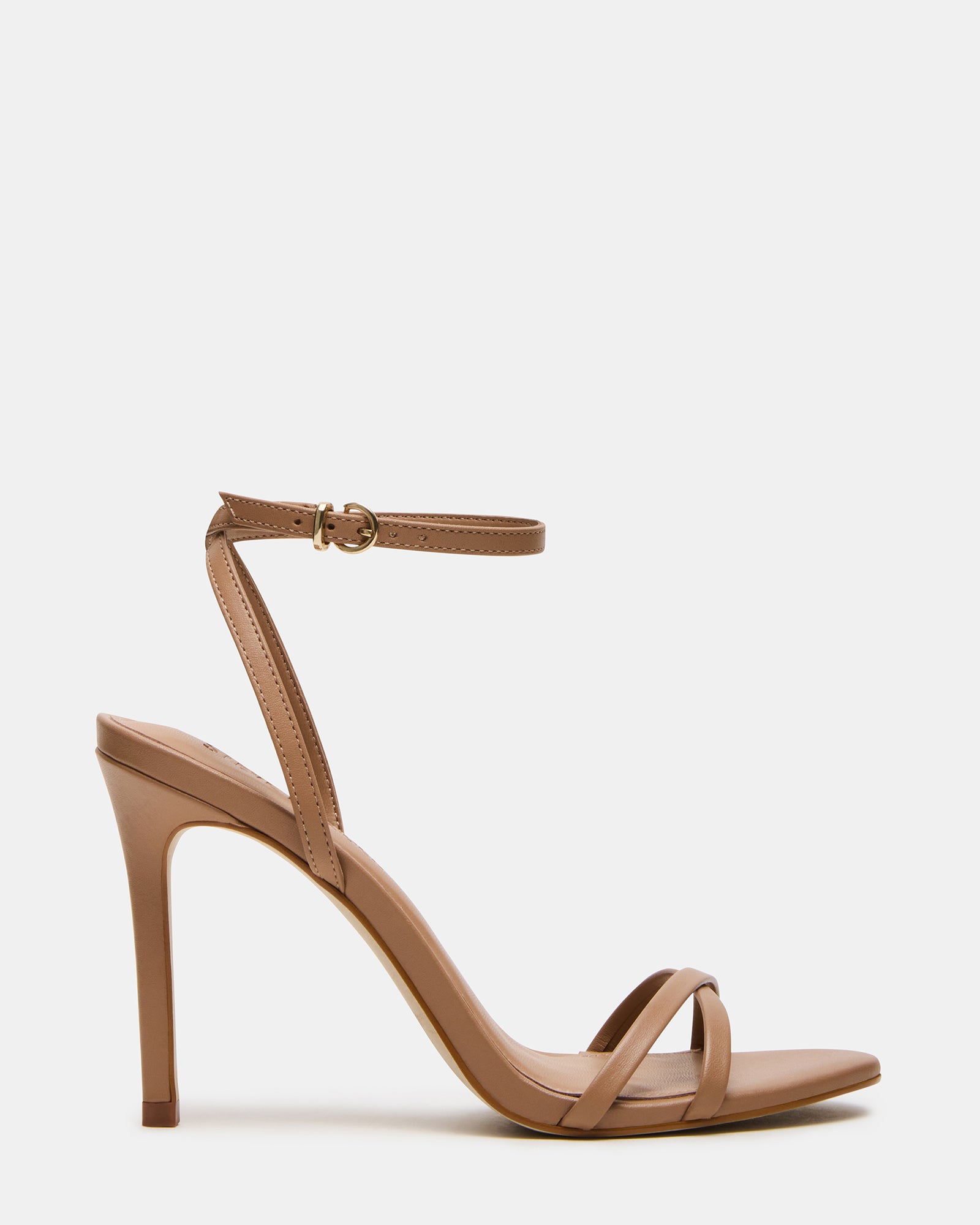 JYPSEY Tan Leather Strappy Stiletto Women's Heel – Steve Madden
