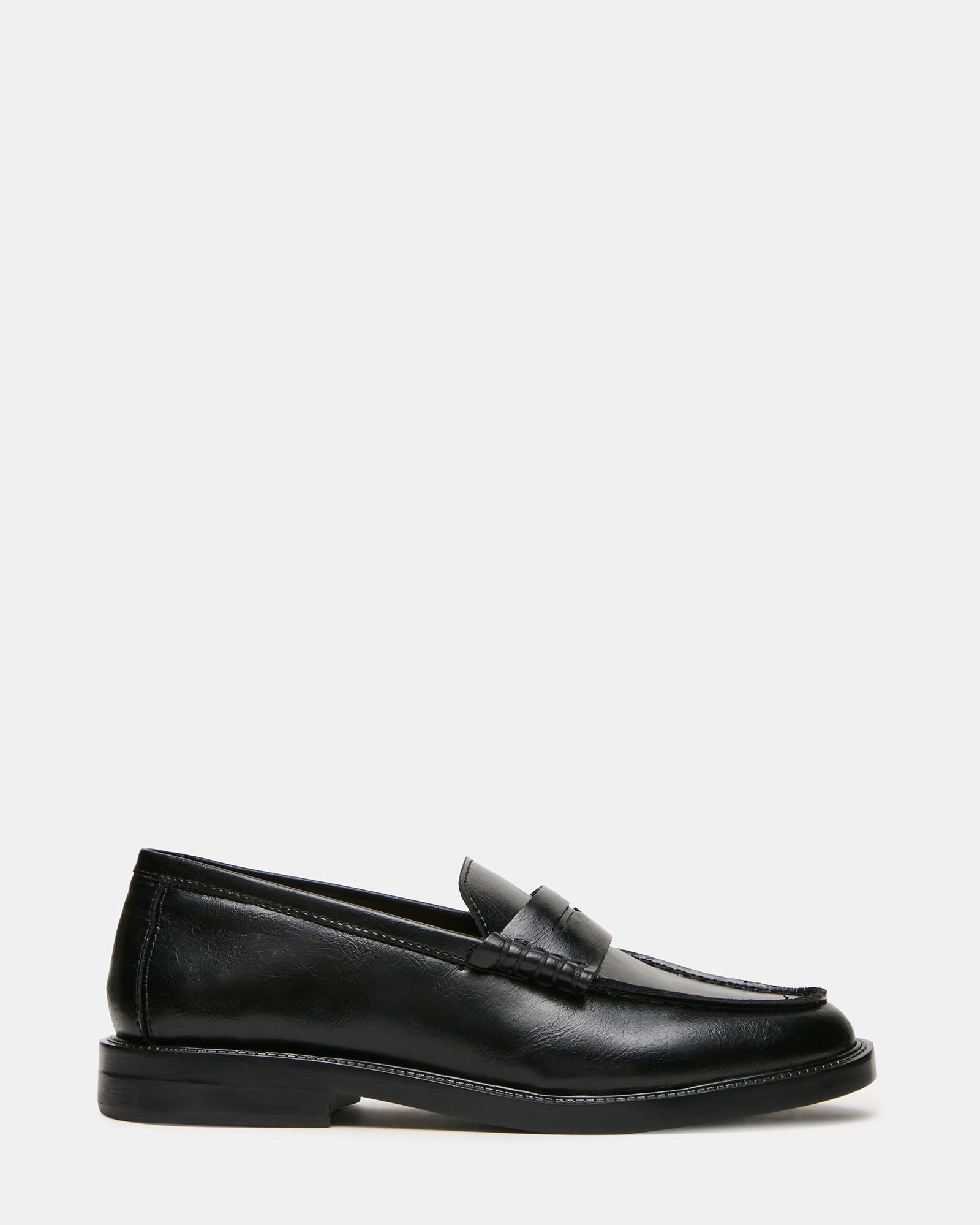 Steve Madden Women's Madison Loafers - Black - Size 11 - Leather Steve Madden Women's Madison Loafers - Black - Size 11 - Leather
