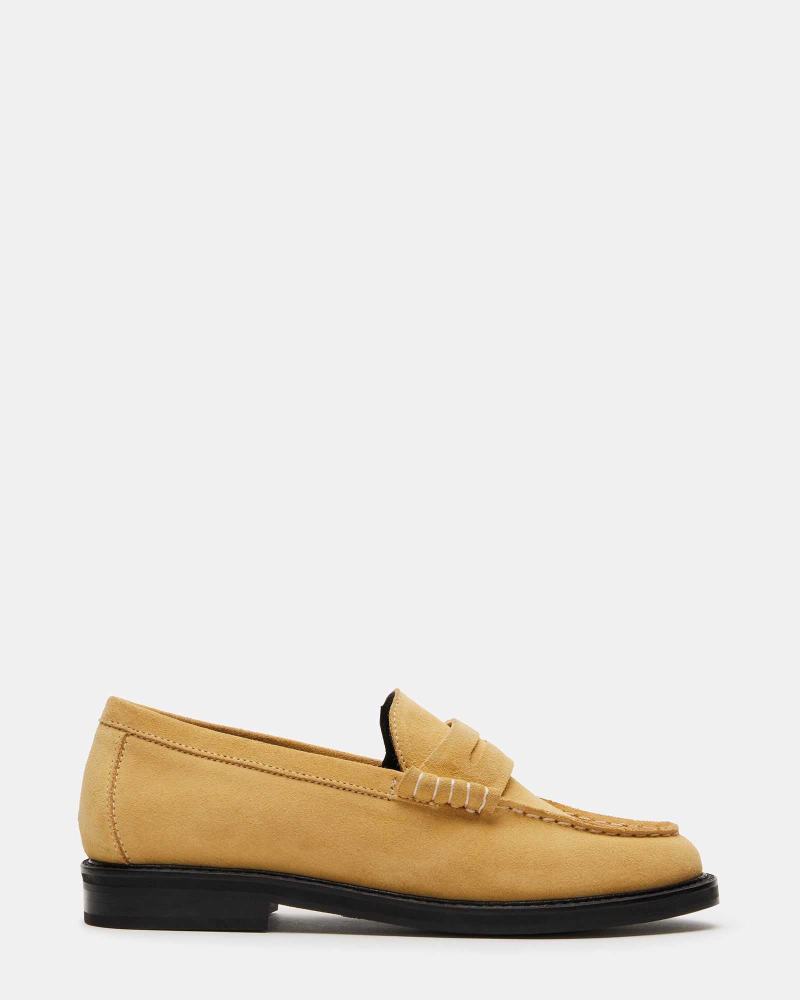 MADISON Yellow Suede Women's Penny Loafer – Steve Madden