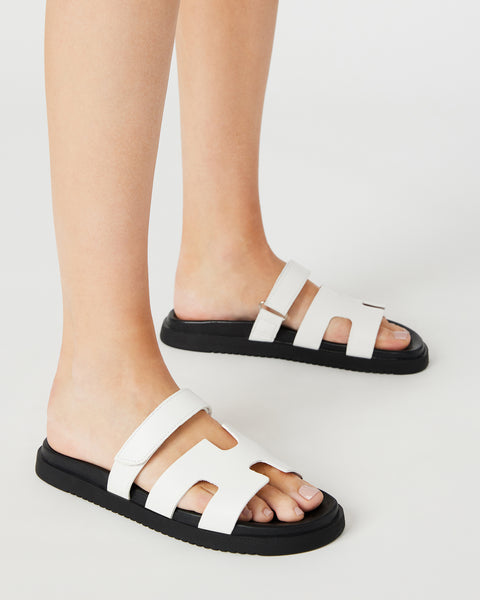 Lulus | Dylann White Slip-On Flatform Sneakers | Size 8