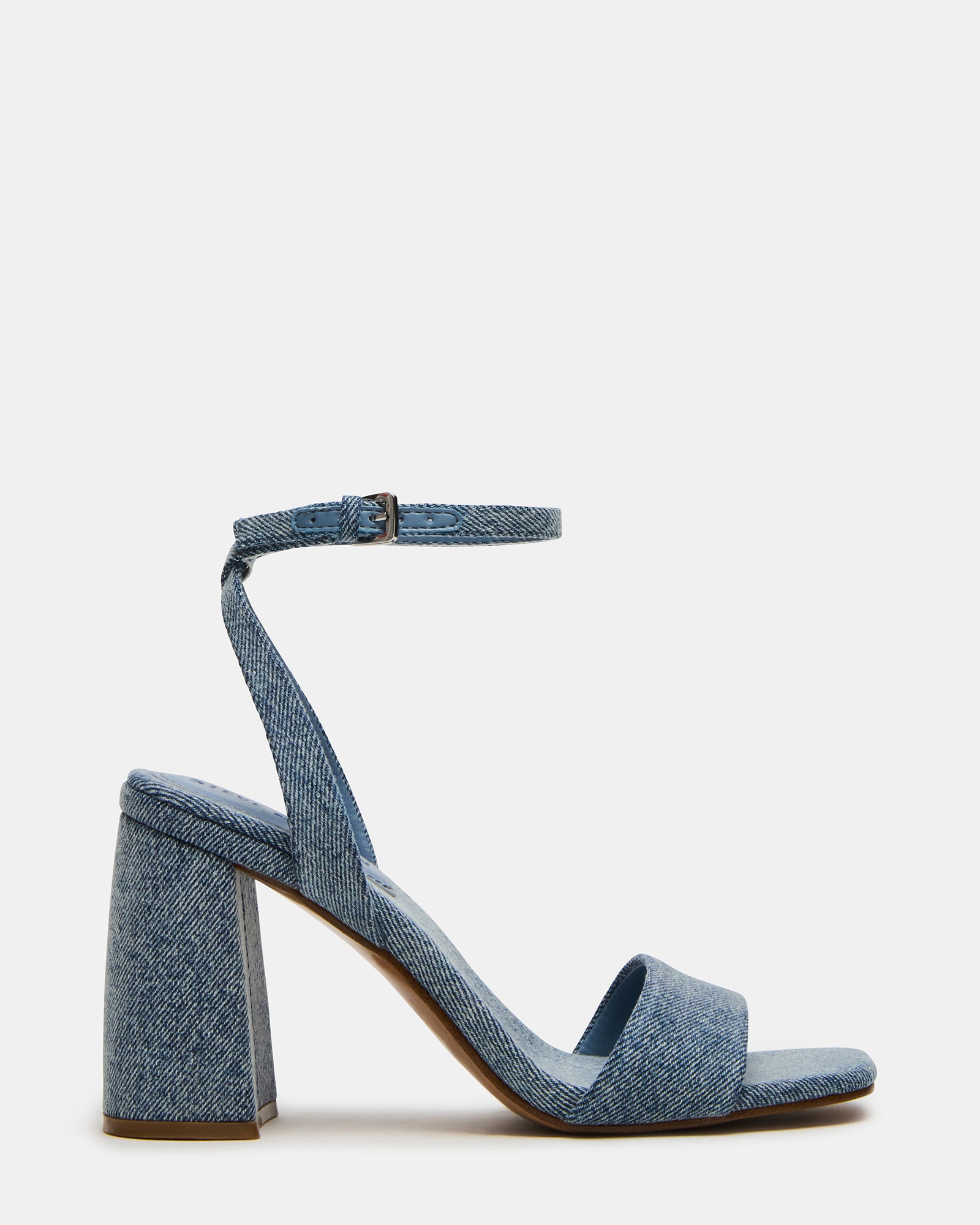Block Heel Steve Madden Denim Pumps Steve Madden Women's Luvly