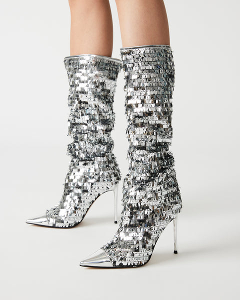 Sparkly high knee boots Clearance