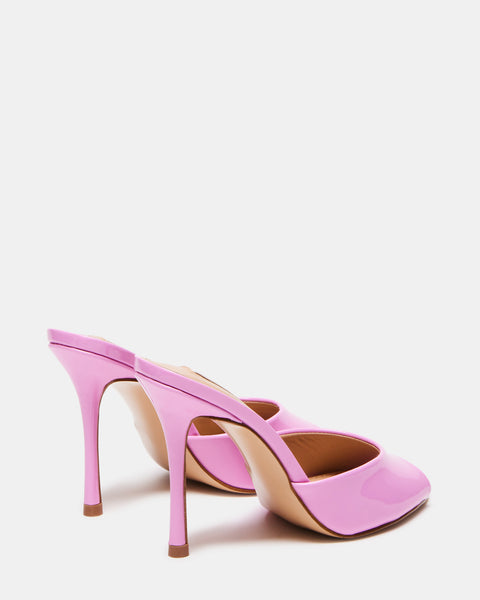 PRIYA Pink Patent Mule  Women's Heels – Steve Madden