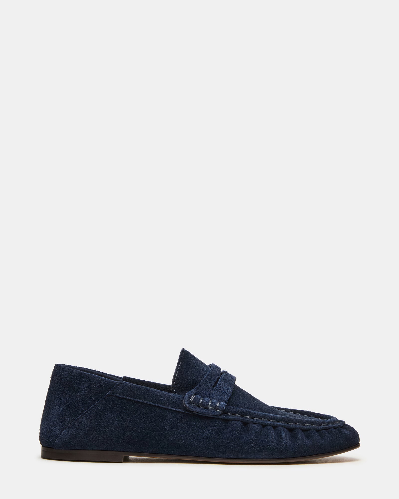 Steve Madden Women's Roger Loafers - Navy Suede - Size 7 Steve Madden Women's Roger Loafers - Navy Suede - Size 7
