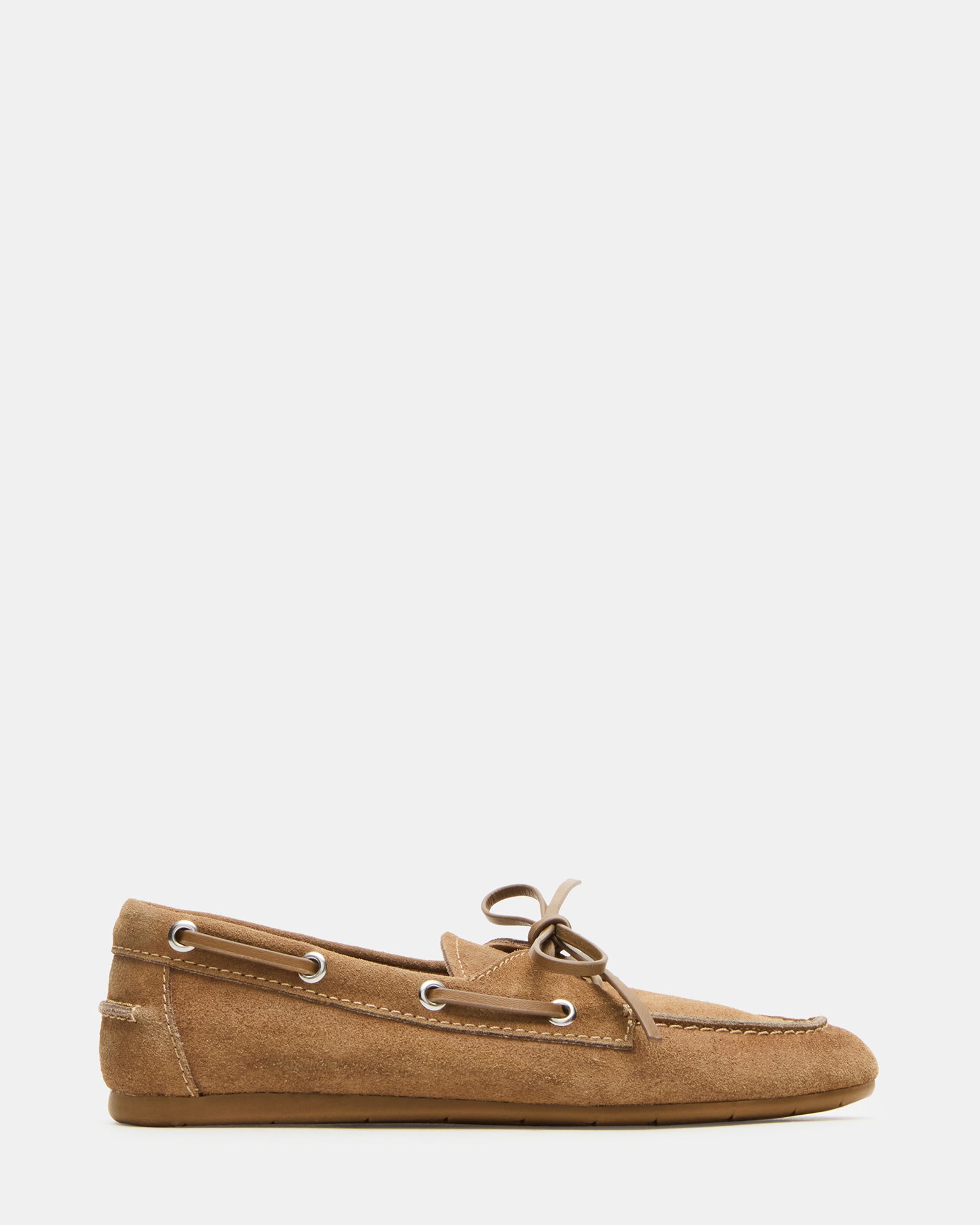 SAG Taupe Suede Women's Boat Shoe – Steve Madden
