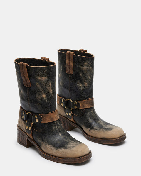 Steve madden booties brown Clearance