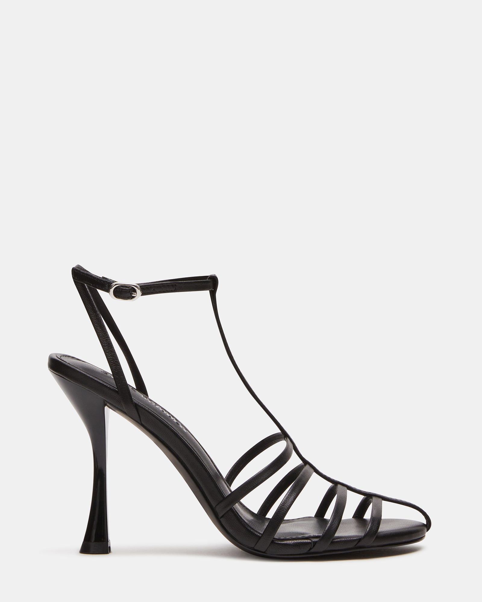 TILDAH Black Leather Strappy Rounded Toe Women s Heel Steve Madden tildah-black-leather-strappy-rounded-toe-women-s-heel-steve-madden