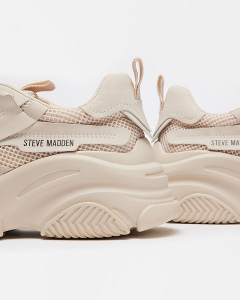 Womens Steve Madden Possession Platform Sneaker - Silver