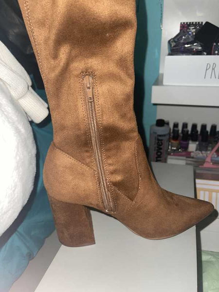 shaniya brown suede steve madden boots