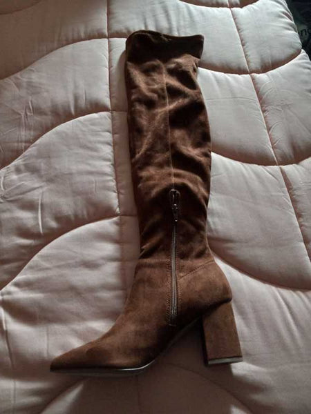 shaniya brown suede steve madden boots
