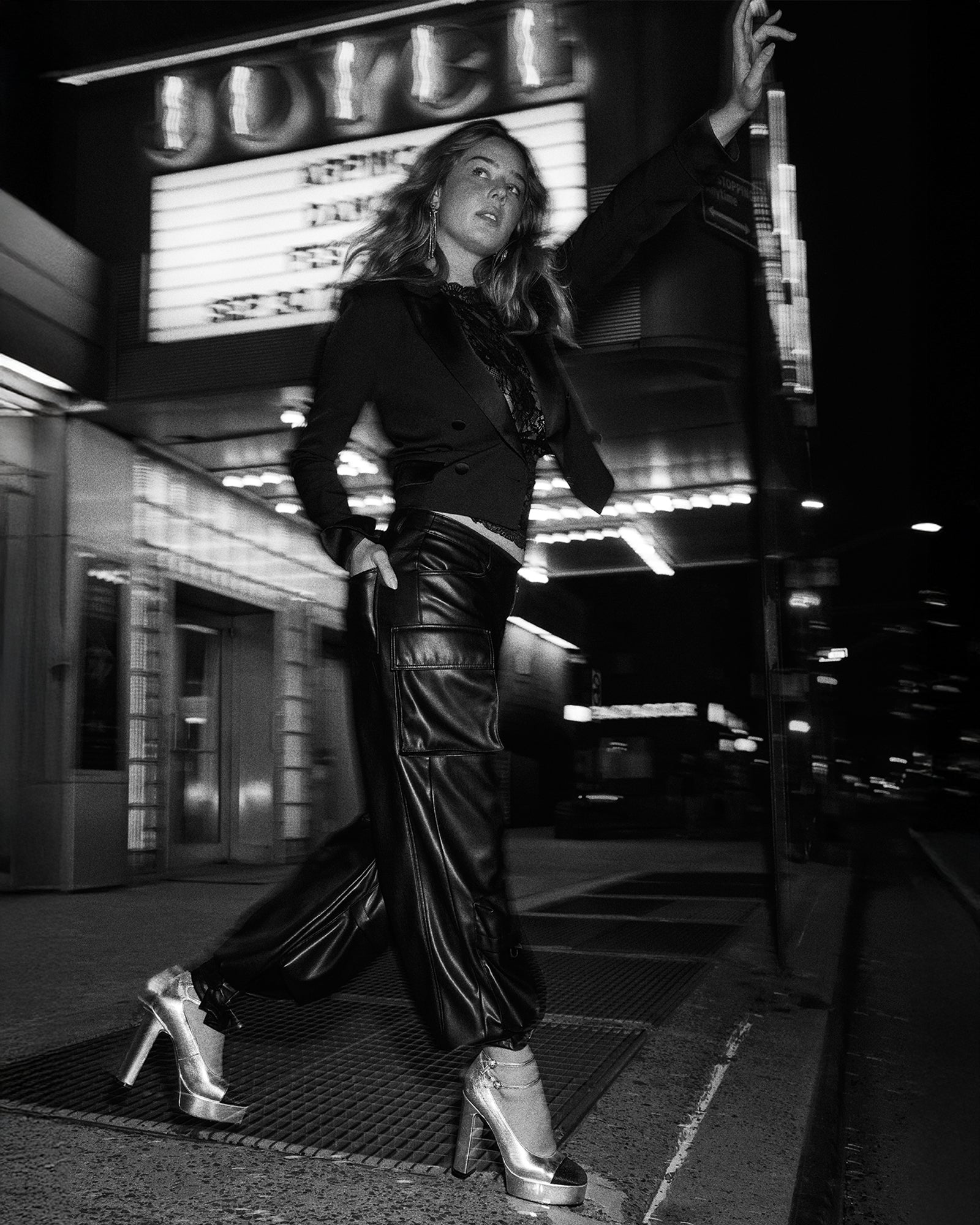 VEGAN LEATHER DUO PANT BLACK