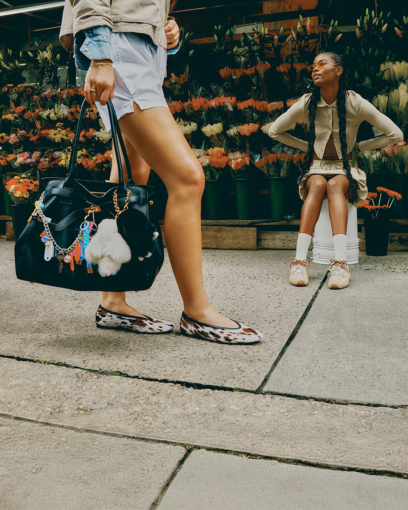 LENI BROWN COW PRINT