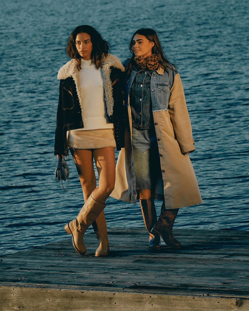 SORAYA COAT DENIM MULTI