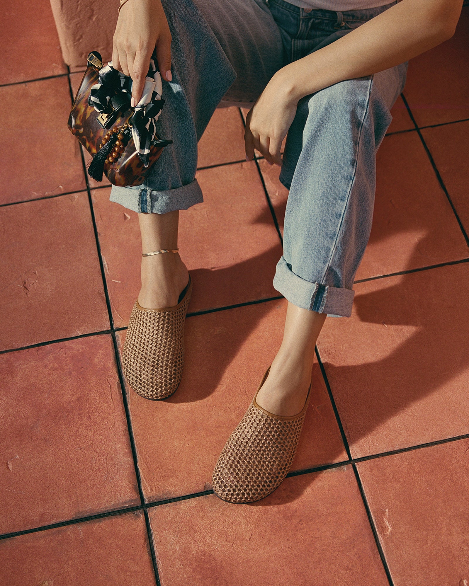 FERN TAN RAFFIA MESH - view 6
