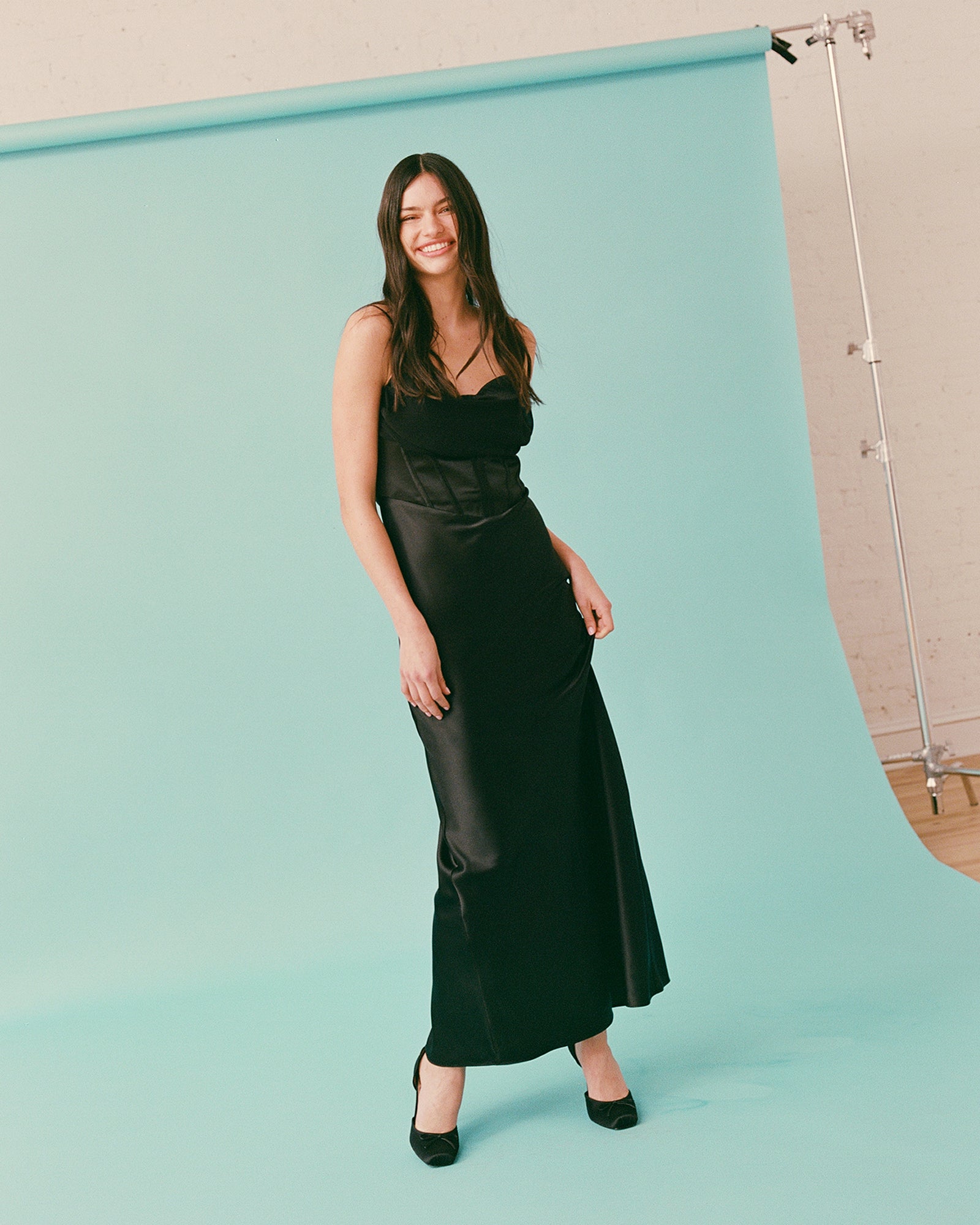 Steve Madden Women's Carmela Dress Sleeveless Dresses - Black - Size XS - Polyester/Satin Steve Madden Women's Carmela Dress Sleeveless Dresses - Black - Size XS - Polyester/Satin