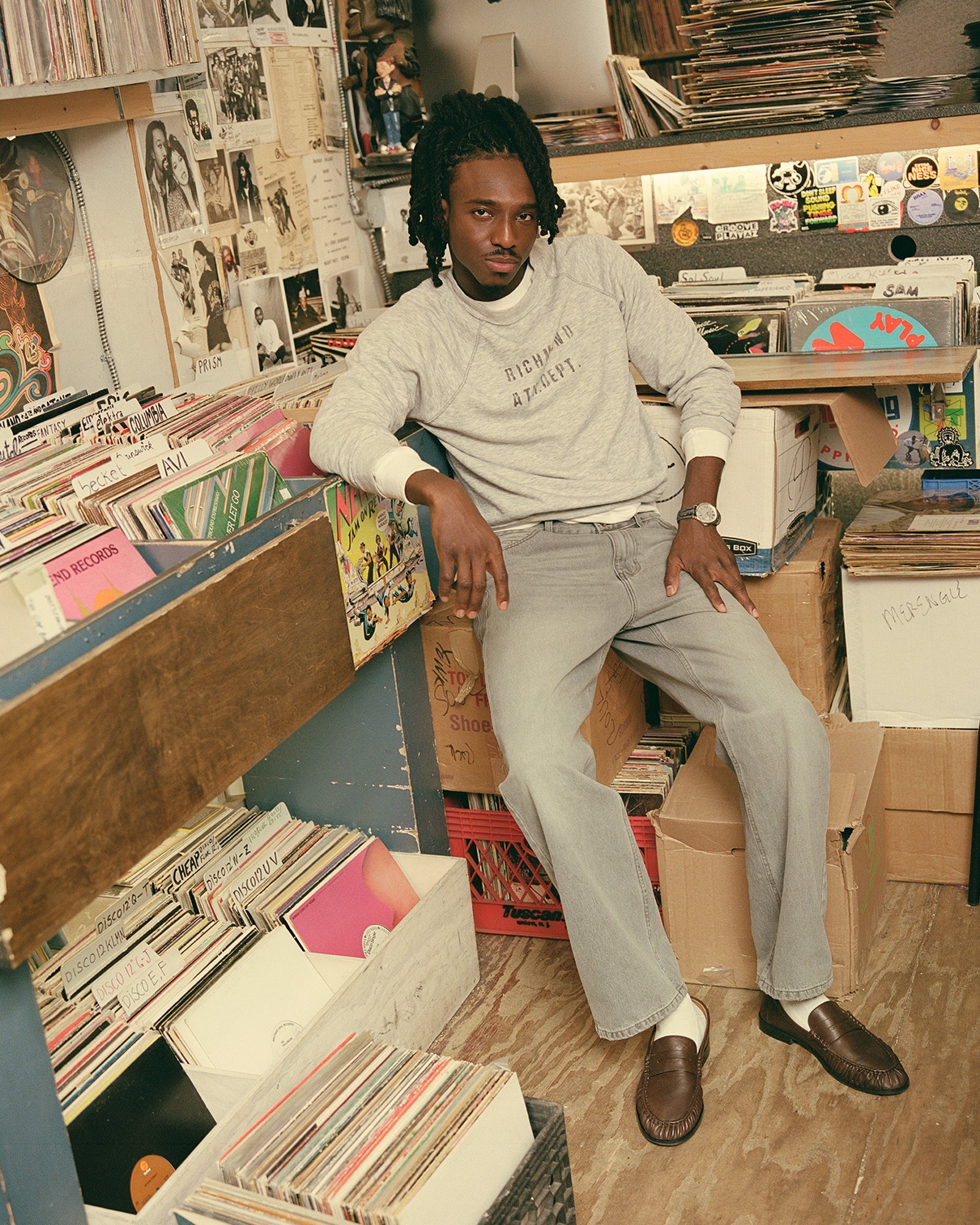 QUINCEY BROWN LEATHER